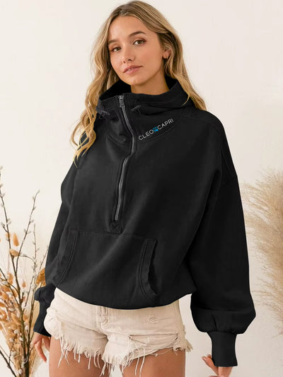 Oversized Surf 1/4 Zip Hoodie